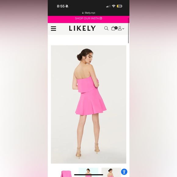 Likely NWT Flouncy Driggs Dress - Picture 3 of 8